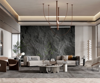 Modern A Living Room-ID:215559965