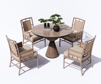 New Chinese Style Leisure Table And Chair-ID:554203031