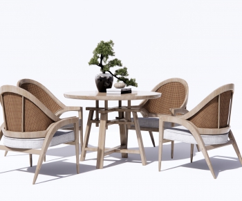 New Chinese Style Leisure Table And Chair-ID:768590937