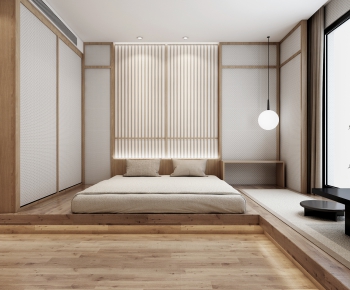 Japanese Style Bedroom-ID:803448924