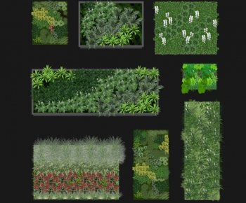 Modern Plant Wall-ID:107000115