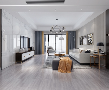 Modern A Living Room-ID:624977114