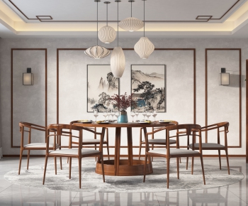 New Chinese Style Dining Room-ID:622590074