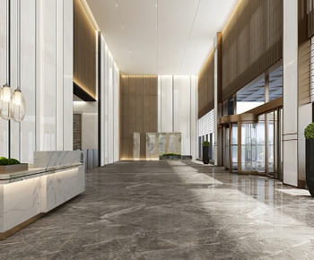 New Chinese Style Lobby Hall-ID:477641112