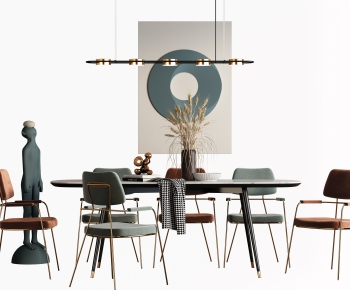 Modern Dining Table And Chairs-ID:910516022