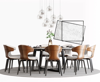 Modern Dining Table And Chairs-ID:942820077