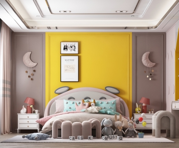 Simple European Style Children's Room-ID:905816085