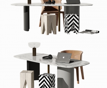 Modern Computer Desk And Chair-ID:839798935