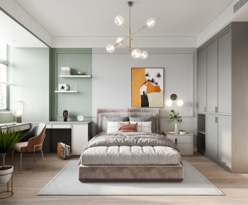 Nordic Style Bedroom-ID:506989965