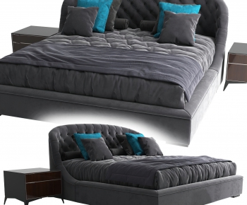 Modern Double Bed-ID:549309972