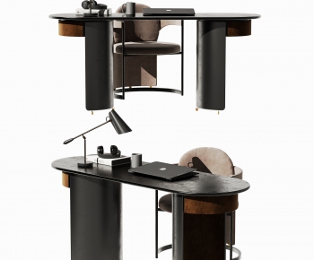 Modern Computer Desk And Chair-ID:430779577