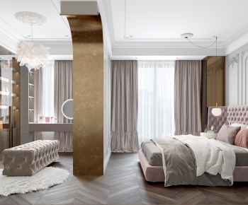 Simple European Style Bedroom-ID:303930046