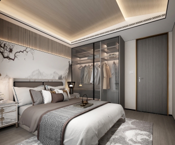 New Chinese Style Bedroom-ID:953559925