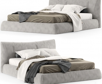 Modern Double Bed-ID:914560088