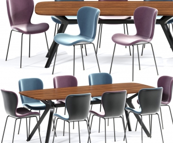 Modern Dining Table And Chairs-ID:504635107