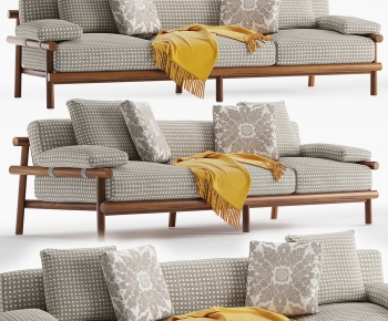Nordic Style Three-seat Sofa-ID:479440729