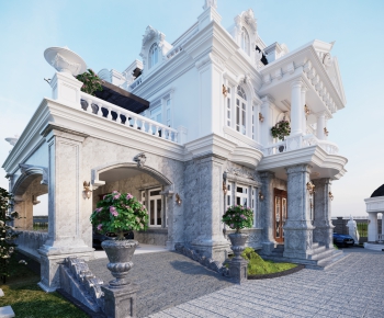 European Style Villa Appearance-ID:186842921