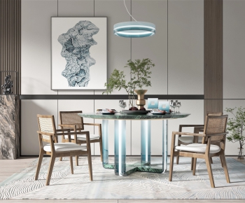New Chinese Style Dining Table And Chairs-ID:945898066