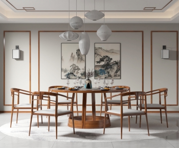New Chinese Style Dining Room-ID:147452121