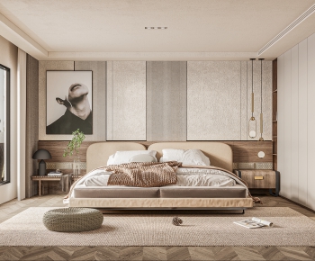 Wabi-sabi Style Bedroom-ID:189069993
