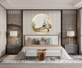 New Chinese Style Bedroom-ID:282262098