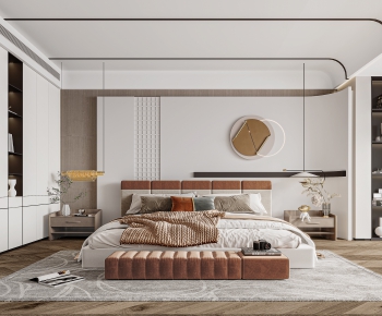Modern Wabi-sabi Style Bedroom-ID:118811157