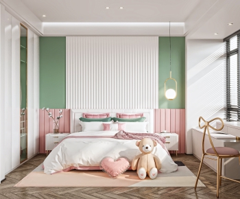 Nordic Style Girl's Room Daughter's Room-ID:881562958