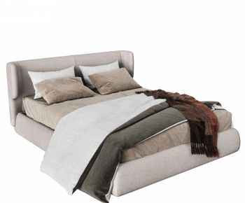 Modern Double Bed-ID:659924037