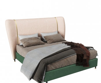 Modern Double Bed-ID:870127927