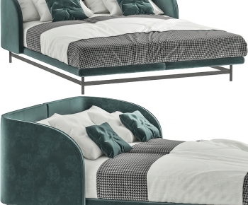 Modern Double Bed-ID:595309022