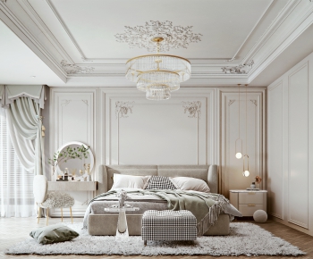 French Style Bedroom-ID:490729827