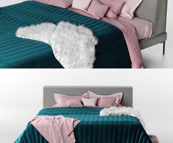 Modern Double Bed-ID:114787109