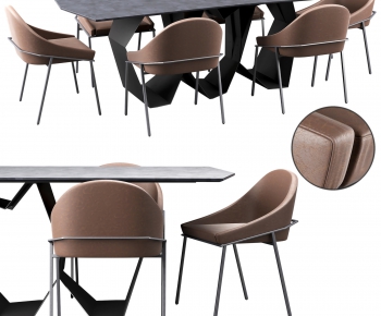 Modern Dining Table And Chairs-ID:621965896