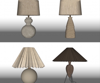 Wabi-sabi Style Table Lamp-ID:119299931