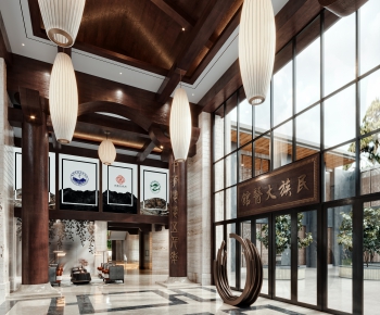 New Chinese Style Lobby Hall-ID:810415981