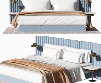 Modern Double Bed-ID:106153965