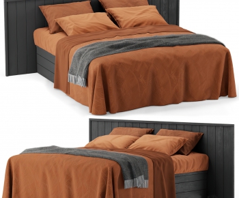 Modern Double Bed-ID:107022051