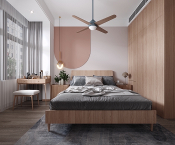 Nordic Style Japanese Style Bedroom-ID:840646988