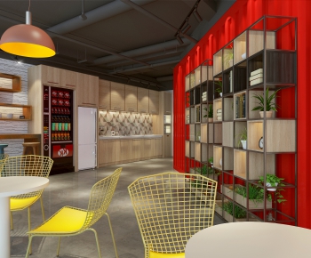 Modern Office Tea Room-ID:184395074