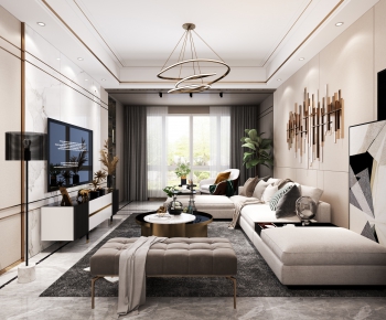 Modern A Living Room-ID:933114051