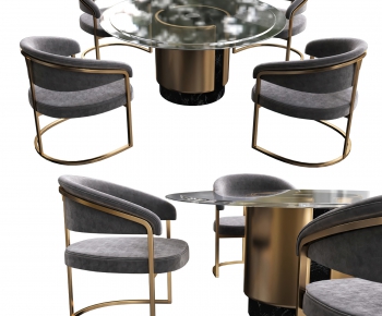 Modern Dining Table And Chairs-ID:730803976