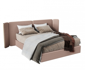 Modern Double Bed-ID:875950105