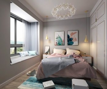 Nordic Style Bedroom-ID:436289079