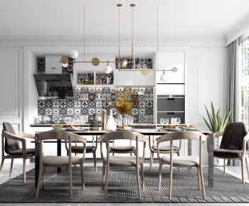 Nordic Style Dining Room-ID:713107116