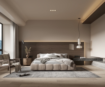 Wabi-sabi Style Bedroom-ID:180280925