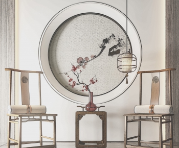 New Chinese Style Single Chair-ID:244803913