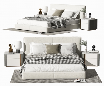 Modern Double Bed-ID:828963046