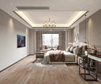 New Chinese Style Bedroom-ID:100059527