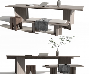 Modern Computer Desk And Chair-ID:149919999