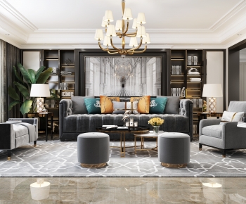American Style A Living Room-ID:637872932